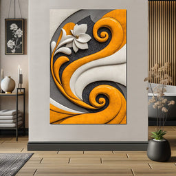 Fusion of Flower and Flow - TooplesArt - NicheCanvas