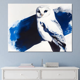 Owl Of The Celestial Night - NicheCanvas