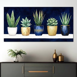 Pots of Verdant Harmony - NicheCanvas