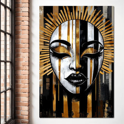 Golden Radiance Masked Essence - NicheCanvas