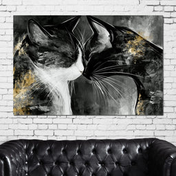 Gentle Connection Of Midnight Souls - NicheCanvas