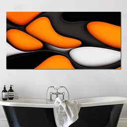 Tangerine Swirl - TooplesArt - NicheCanvas