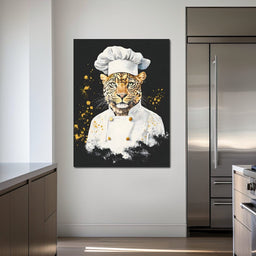 Leopard Gourmet Elegance - NicheCanvas