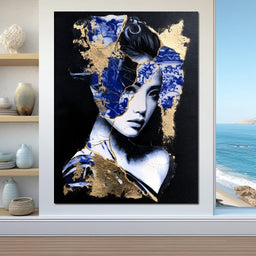 Fragile Beauty Mended With Gold - NicheCanvas