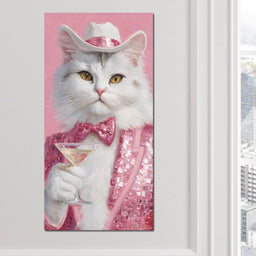 Cat Royale Sophisticated Sip - NicheCanvas