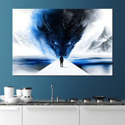 Dragon of Frigid Mountains - NicheCanvas