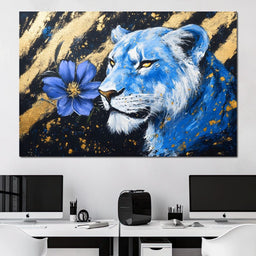 Wild Lioness - Alicia Smith - NicheCanvas