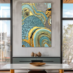 Golden Spirals of Infinity - NicheCanvas