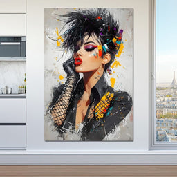 Rebel Glamour Explosion - NicheCanvas