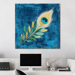 Peacock Plume Enchantment - NicheCanvas