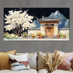 Acient Japanese City - NicheCanvas