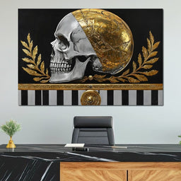 Golden Echoes of Time - NicheCanvas