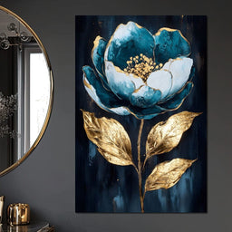 Golden Petal Rebirth - NicheCanvas