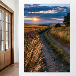 Golden Hour Journey Home - NicheCanvas