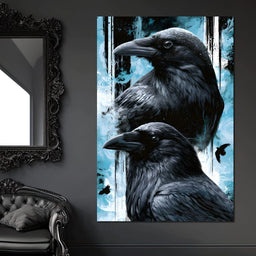 Silent Ravens Watchers Of The Cold - NicheCanvas