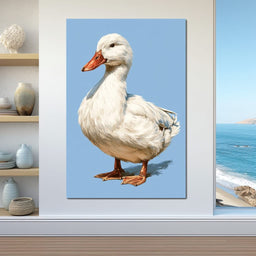 Noble Duck Standing Tall - NicheCanvas