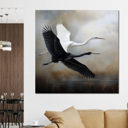 Heron Harmony - TooplesArt - NicheCanvas