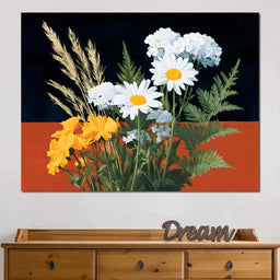 Wildflower Gathering Radiance - NicheCanvas