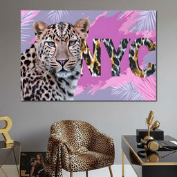 Leopard Queen NYC Neon Rush - NicheCanvas