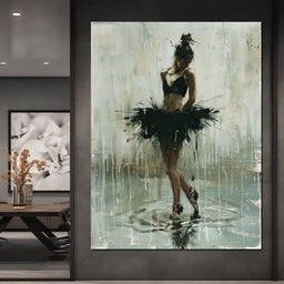 Ballet Dancer's Moment in Time - NicheCanvas