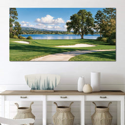 Quiet Afternoon By The Fairway - NicheCanvas