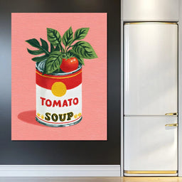 Pop Tomato Soup Garden Can - NicheCanvas