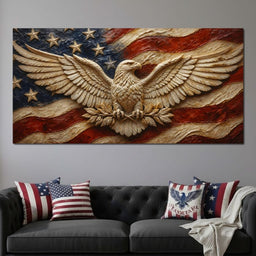 Sovereign Wings Above The Union - NicheCanvas
