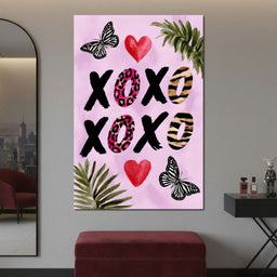 Wild Safari Love XOXO Paradise - NicheCanvas
