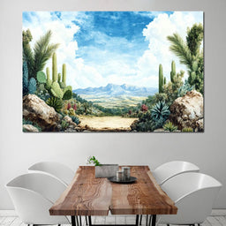 Desert Vista Dreams Alive - NicheCanvas