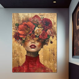 Blossom Crowned Silence - NicheCanvas