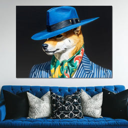 Canine Dapper Delight - NicheCanvas