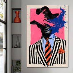 Where the Neon Face Hides - NicheCanvas