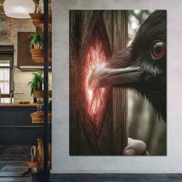 Portal of Crow Shadows - NicheCanvas