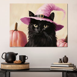 Enchanted Witchy Black Cat Charm - NicheCanvas