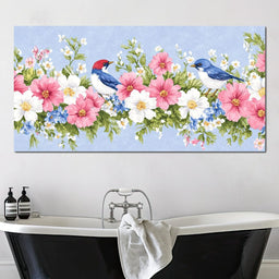 Delicate Harmony of Blossoms - NicheCanvas