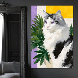 Maine Coon Violet Eye Majesty - NicheCanvas