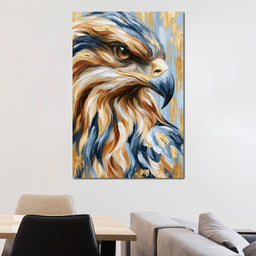 Golden Vigil Of The High Predator - NicheCanvas