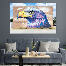 Street Art - Eagle Majesty - NicheCanvas