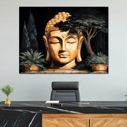 Tranquil Buddha Garden Essence - NicheCanvas