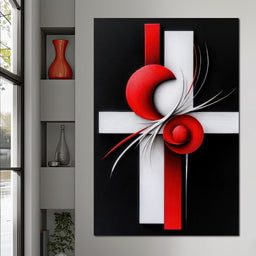 Scarlet Coil Crossing - TooplesArt - NicheCanvas