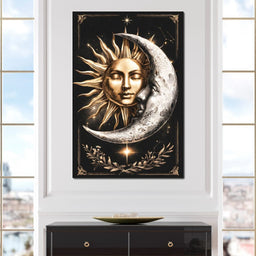 Embrace of the Solar Lunar Cycle - NicheCanvas