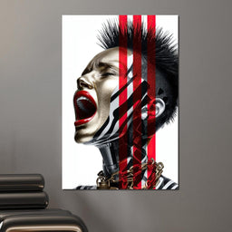 Cyber Scream Queen - TooplesArt - NicheCanvas