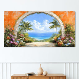Tropical Gateway to Bliss - NicheCanvas