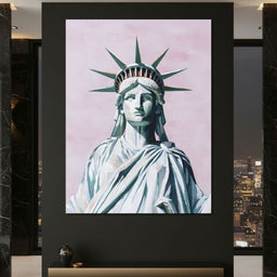 Liberty Crown Pastel Sky - NicheCanvas