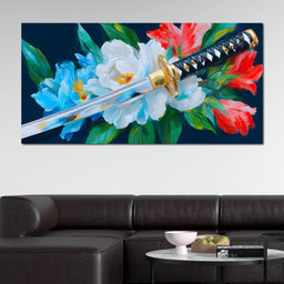 Petals and Blades Harmony - NicheCanvas