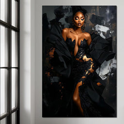 Elegance in Shadow Dance - NicheCanvas