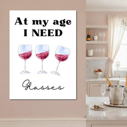Aged To Perfection Wine Joke Poster - NicheCanvas