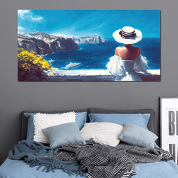 Seaside Reverie with Elegance - NicheCanvas