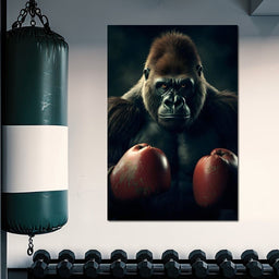 Primate Pugilist - NicheCanvas