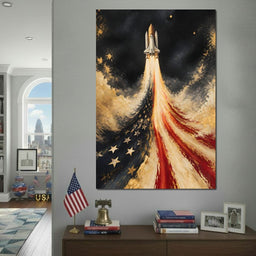 Ascending Legacy Of Freedom - NicheCanvas